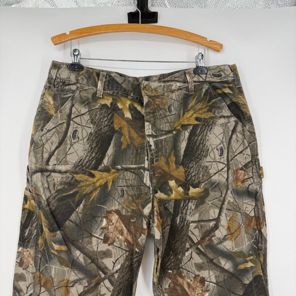 Carhartt B188 CMO Pants Mens 40x32 Realtree Hardwood Camo Carpenter Vintage Y2K - Picture 2 of 12